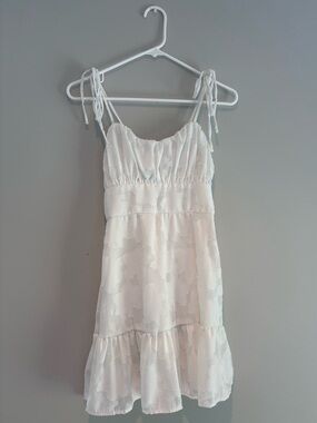 Speechless White Floral Mini Dress